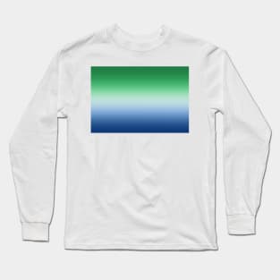 Gay Male Pride Flag Gradient Long Sleeve T-Shirt